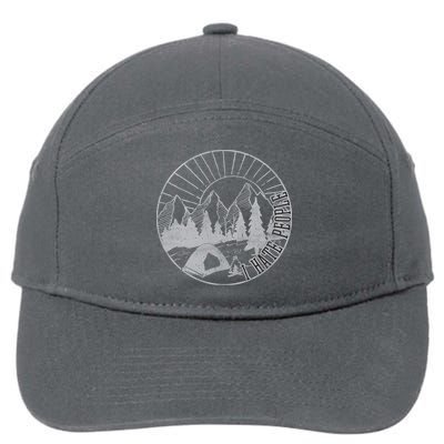 Camping I Hate People 7-Panel Snapback Hat