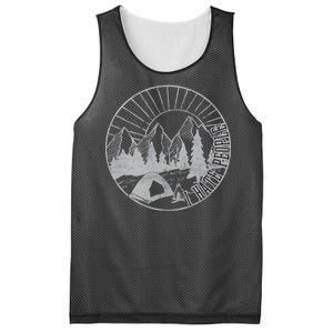 Camping I Hate People Mesh Reversible Basketball Jersey Tank