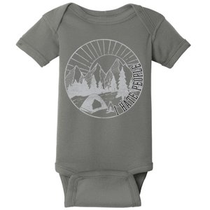 Camping I Hate People Baby Bodysuit