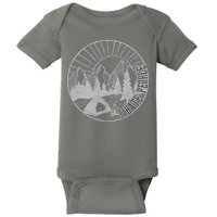 Camping I Hate People Baby Bodysuit