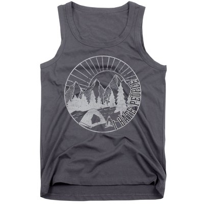 Camping I Hate People Tank Top