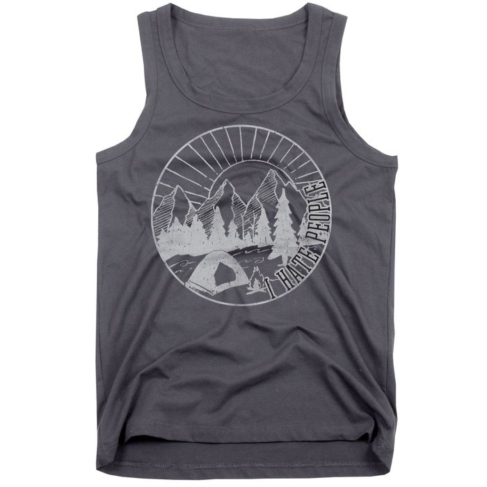 Camping I Hate People Tank Top