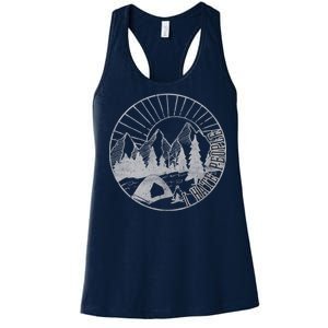 Camping I Hate People Women's Racerback Tank