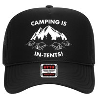 Camping Is In Tents Intents Funny  Trucker Hat