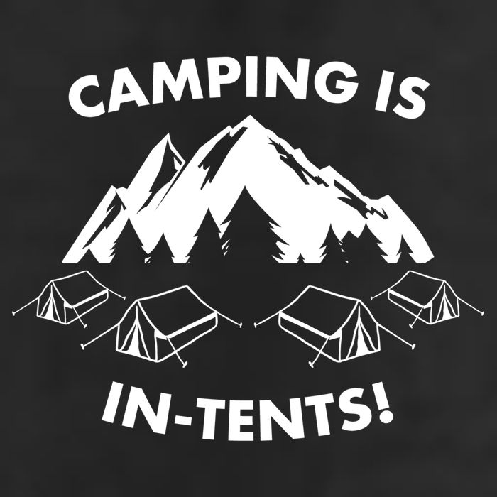 Camping Is In Tents Intents Funny  Trucker Hat