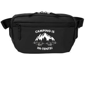 Camping Is In Tents Intents Funny  Crossbody Pack