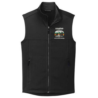 Camping Is My Therapy Collective Smooth Fleece Vest