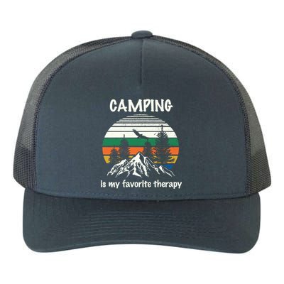 Camping Is My Therapy Yupoong Adult 5-Panel Trucker Hat