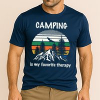 Camping Is My Therapy Cooling Performance Crew T-Shirt