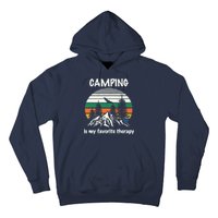 Camping Is My Therapy Hoodie