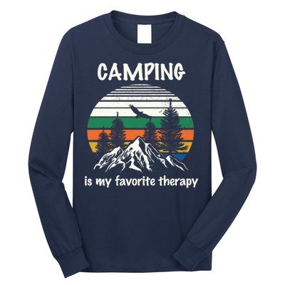 Camping Is My Therapy Long Sleeve Shirt