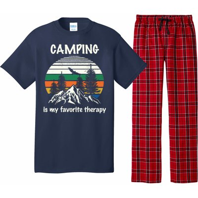 Camping Is My Therapy Pajama Set