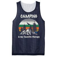 Camping Is My Therapy Mesh Reversible Basketball Jersey Tank