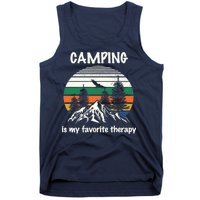 Camping Is My Therapy Tank Top