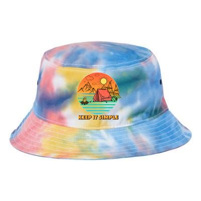 Camping Keep It Simple Tie Dye Newport Bucket Hat