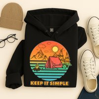 Camping Keep It Simple Hoodie