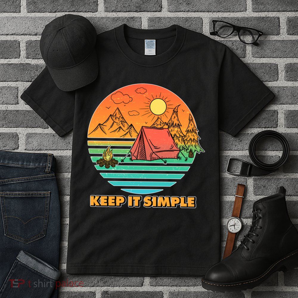 Camping Keep It Simple Tall T-Shirt