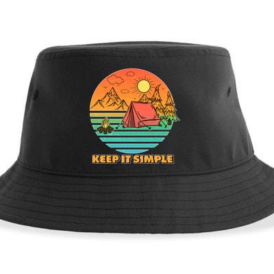 Camping Keep It Simple Sustainable Bucket Hat