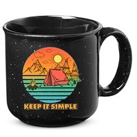 Camping Keep It Simple 15oz Campfire Ceramic Mug