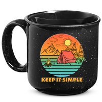 Camping Keep It Simple 15oz Campfire Ceramic Mug