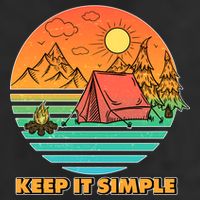 Camping Keep It Simple 15oz Campfire Ceramic Mug
