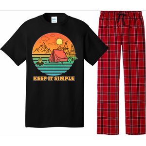 Camping Keep It Simple Pajama Set