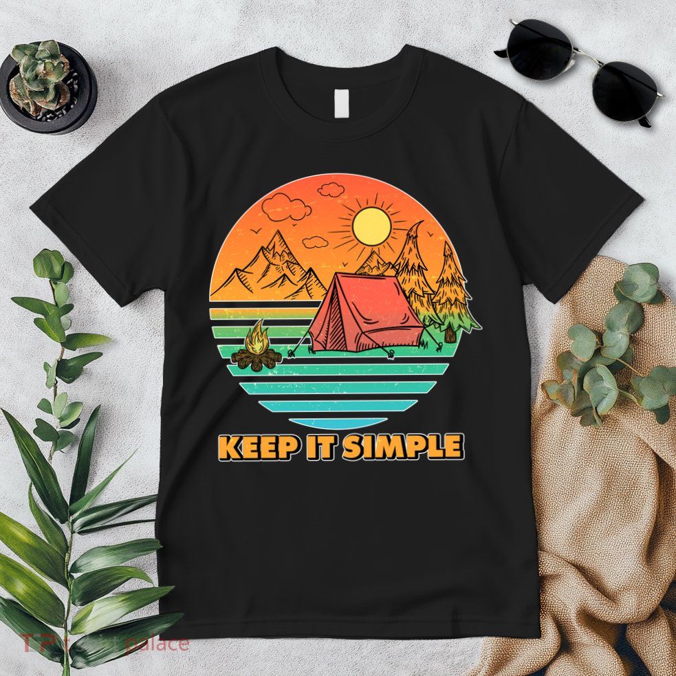 Camping Keep It Simple Premium T-Shirt