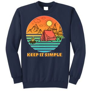 Camping Keep It Simple Sweatshirt