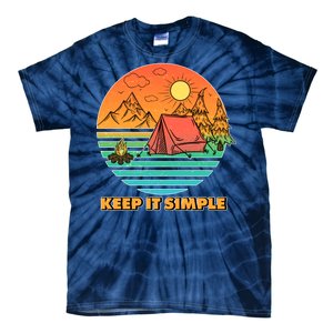 Camping Keep It Simple Tie-Dye T-Shirt