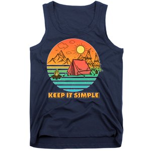 Camping Keep It Simple Tank Top