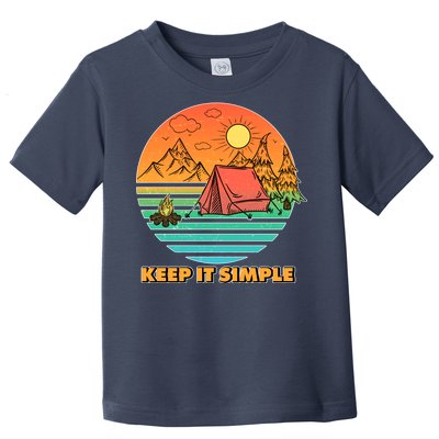 Camping Keep It Simple Toddler T-Shirt