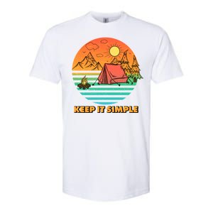 Camping Keep It Simple Softstyle CVC T-Shirt