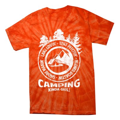 Camping Kinda Girl Tie-Dye T-Shirt