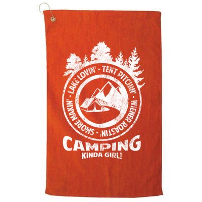 Camping Kinda Girl Golf Towel