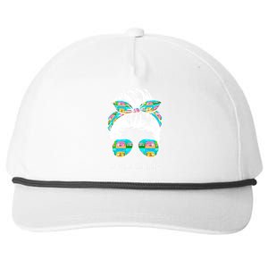 Camping Life Messy Hair Snapback Five-Panel Rope Hat