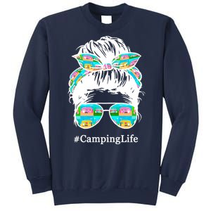 Camping Life Messy Hair Sweatshirt