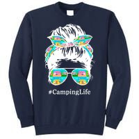 Camping Life Messy Hair Tall Sweatshirt