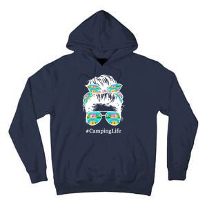 Camping Life Messy Hair Tall Hoodie