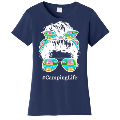 Camping Life Messy Hair Women's T-Shirt