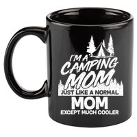 Camping Mom 11oz C Handle Ceramic Mug