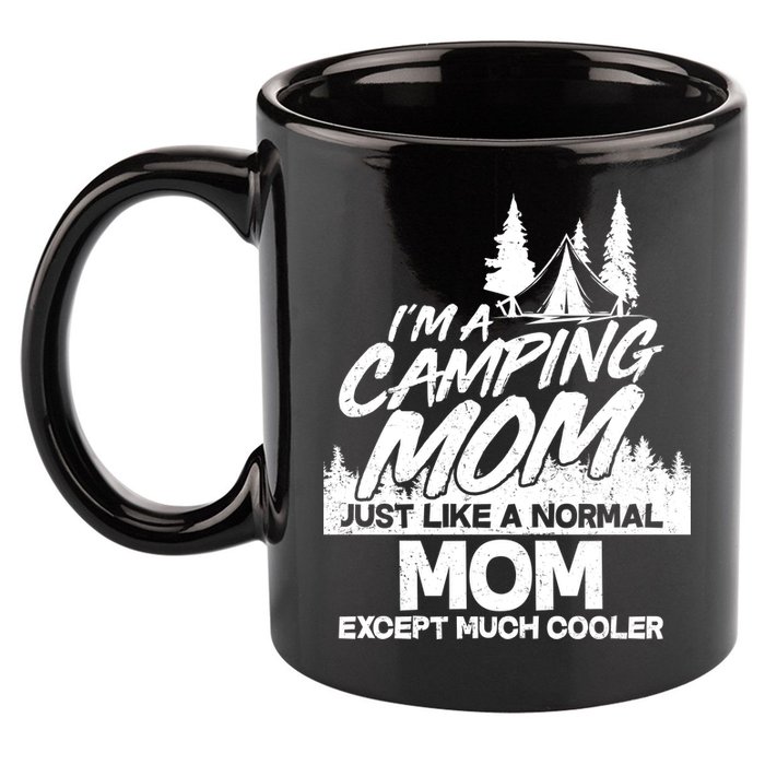 Camping Mom 11oz C Handle Ceramic Mug
