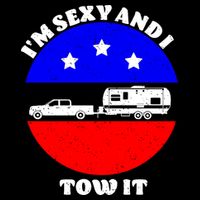 Camping RV I'm Sexy And I Tow It Youth Performance Sprint T-Shirt