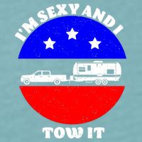 Camping RV I'm Sexy And I Tow It Sueded Cloud Jersey T-Shirt