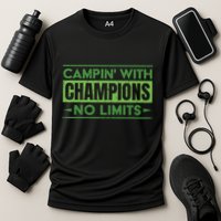 Camping With Champions Cooling Performance Crew T-Shirt