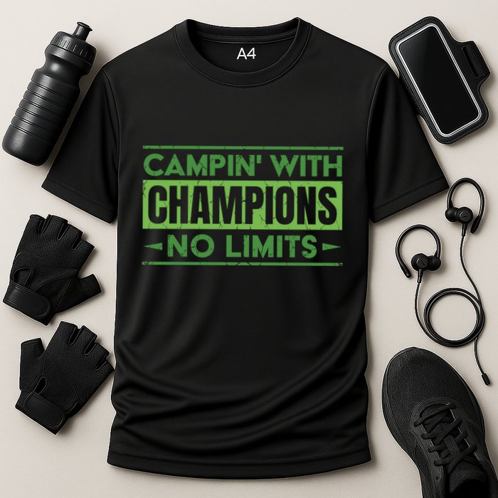 Camping With Champions Cooling Performance Crew T-Shirt