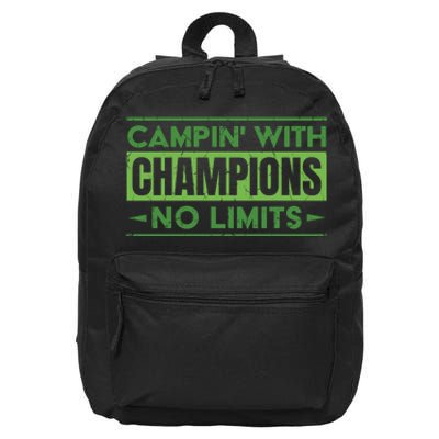 Camping With Champions 16 in Basic Backpack