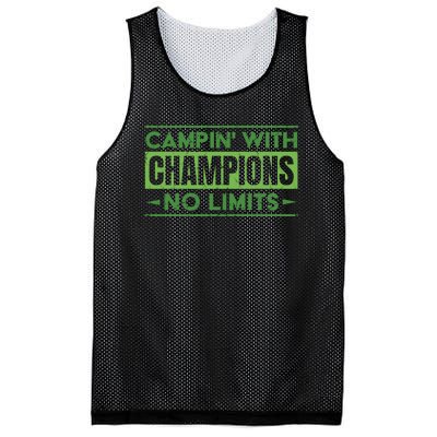 Camping With Champions Mesh Reversible Basketball Jersey Tank