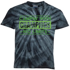 Camping With Champions Kids Tie-Dye T-Shirt