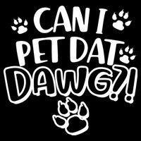 Can I Pet Dat Dawg Flatbill Hat