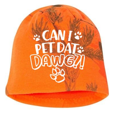 Can I Pet Dat Dawg Kati - Camo Knit Beanie